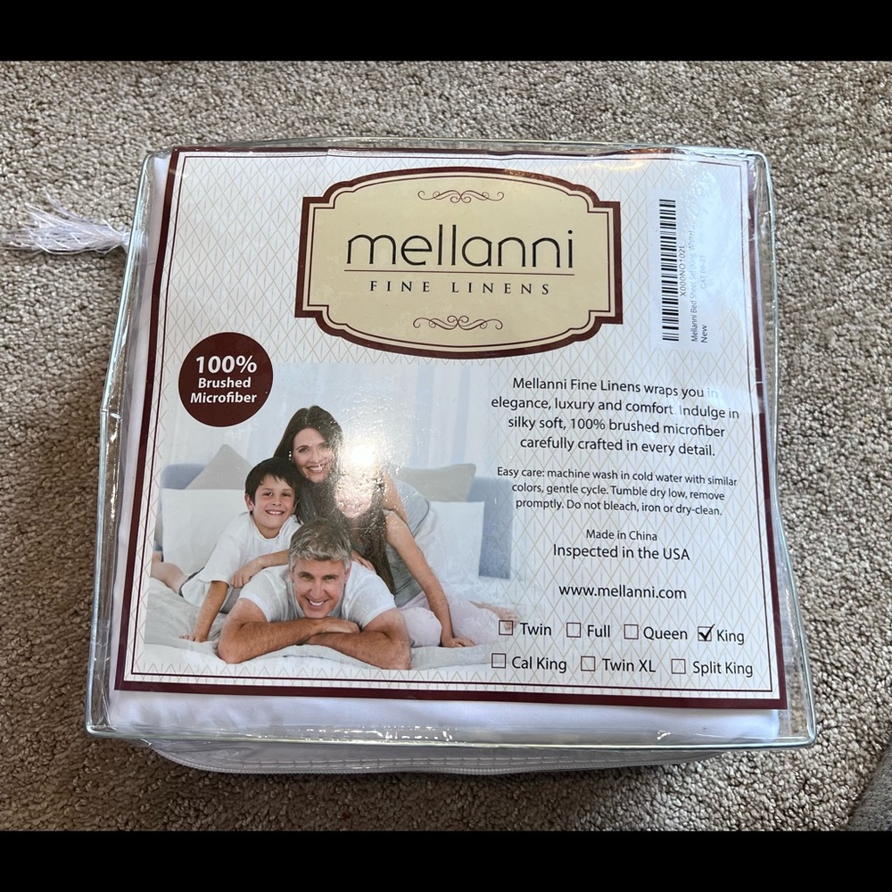 Brand NEW LUXURY 1800 Brushed Microfiber KING Extra Soft sheet Set!!